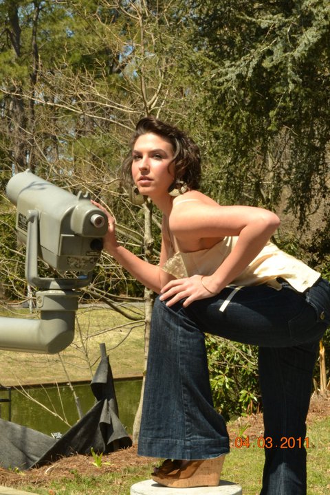 Female model photo shoot of A T in Norfolk Gardens