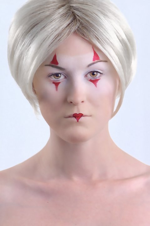 Female model photo shoot of VampireKitten by Angel Bousquet, makeup by Vamp Makeup