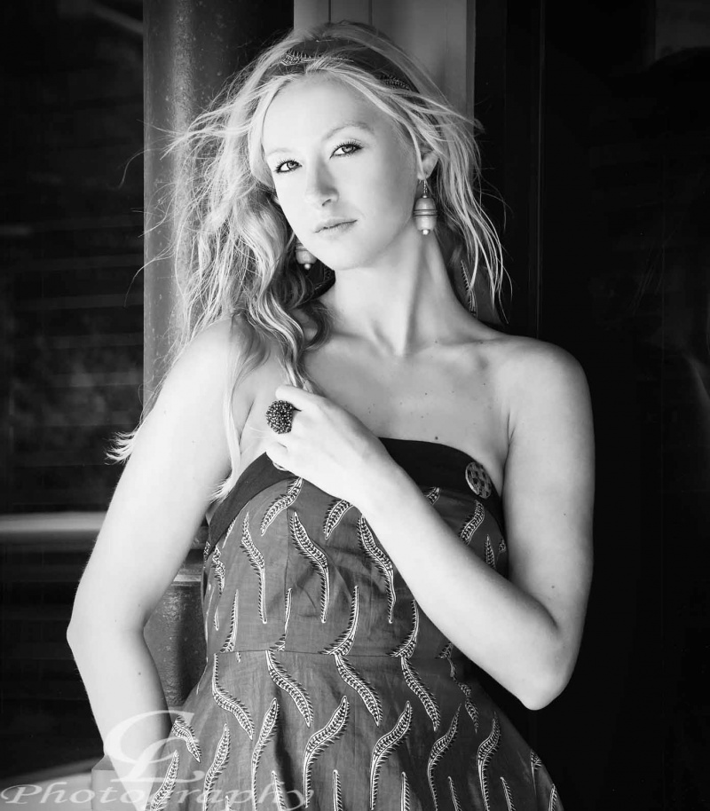 Female model photo shoot of Kimberly H  by Crystal Lenz Photograph in Downtown Noblesville