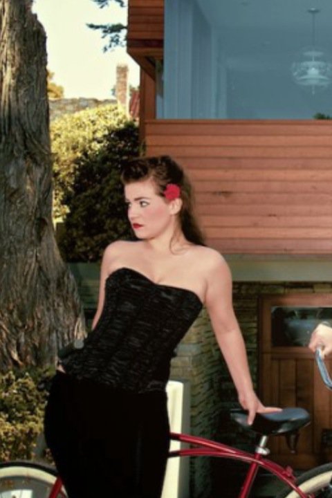 Female model photo shoot of Reena the Riveter in Carmel, CA.