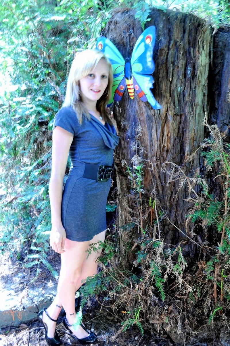 Female model photo shoot of Leah Ward in Boulder Creek,Ca