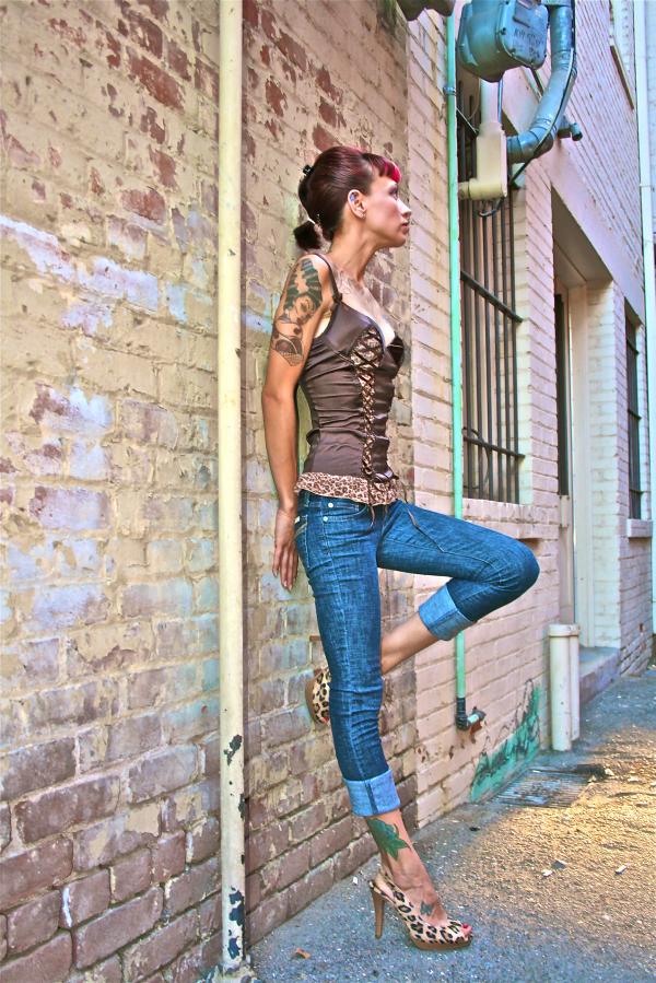 Female model photo shoot of CrazyLady by evilon in Redlands, CA