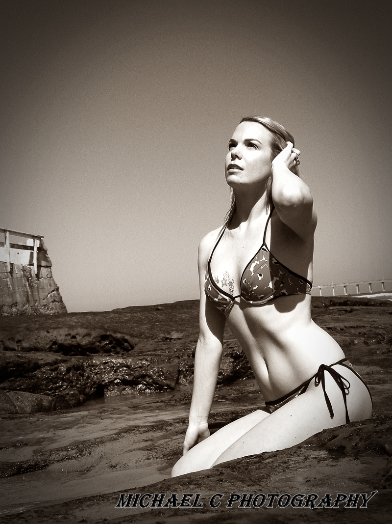 Female model photo shoot of Beatrix Bradley in Ocean Beach