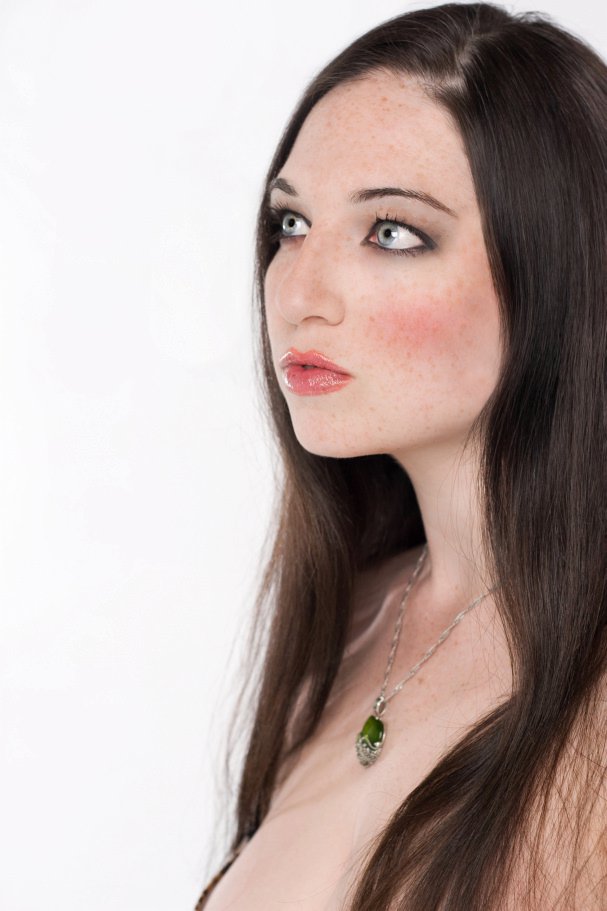 Female model photo shoot of OdetteDespairr by Laura Dark Photography in Darkiepo Studios