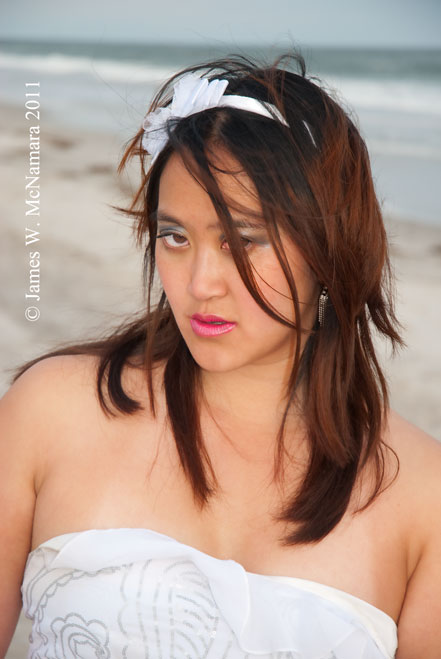 Male and Female model photo shoot of jwmcnamara and winking_wonder in Long Beach, NY, makeup by colorme