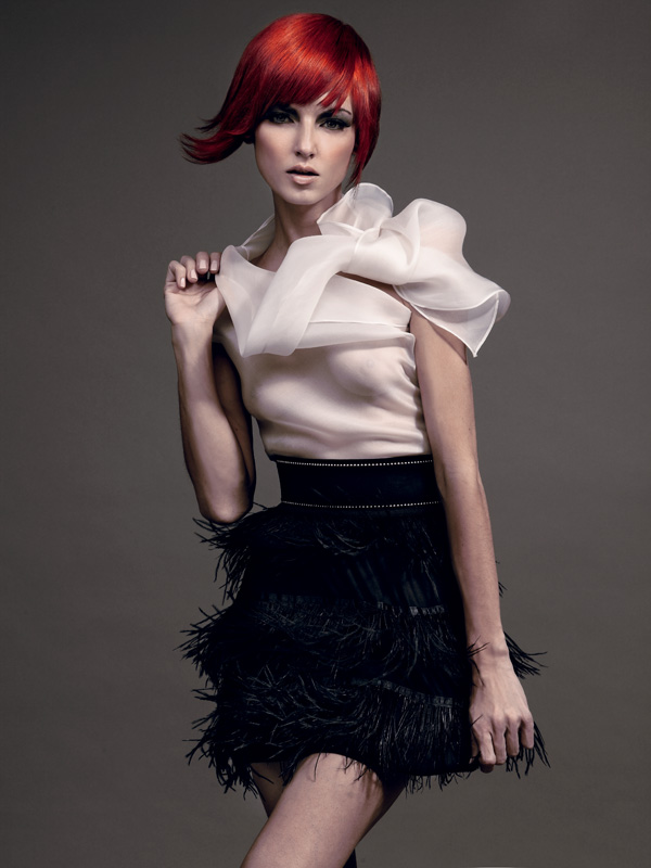 Female model photo shoot of aleksandra Ska by Greg Swales Photography, hair styled by Timothy Switzer
