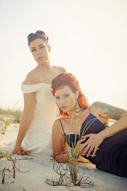 Female model photo shoot of Andrea Cristina, Ckat and Sarah Standley in Perdido Key