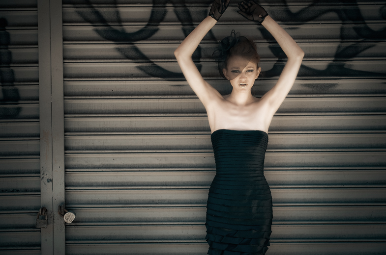 Female model photo shoot of Uzuri Designs by Adam Regan in Soho