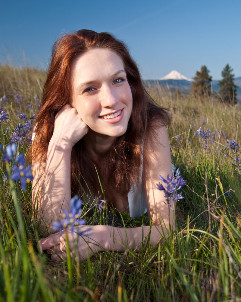 Female model photo shoot of Marielle McQuade by Sarah C Lynch in Columbia Gorge