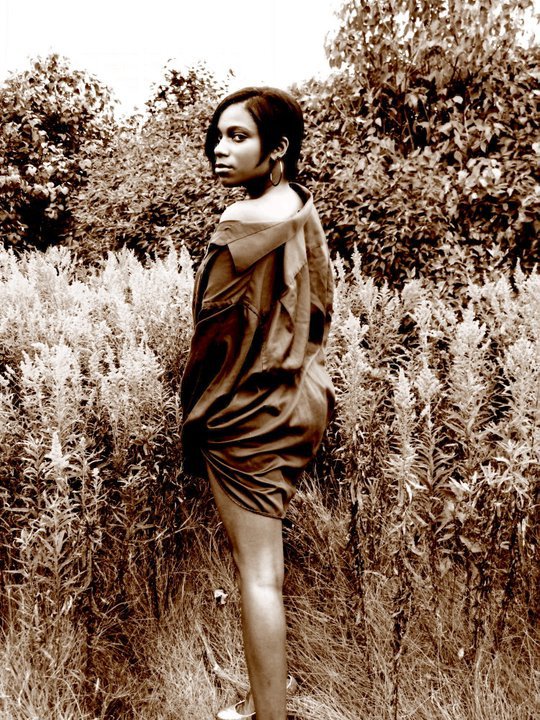 Female model photo shoot of Ebony Chyyen in Private location,MI