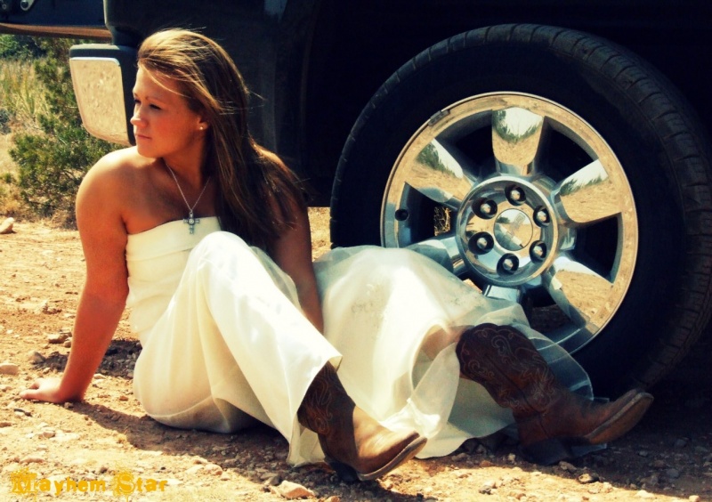 Female model photo shoot of Mayhem Star Photography in Lake Nasworthy, Texas