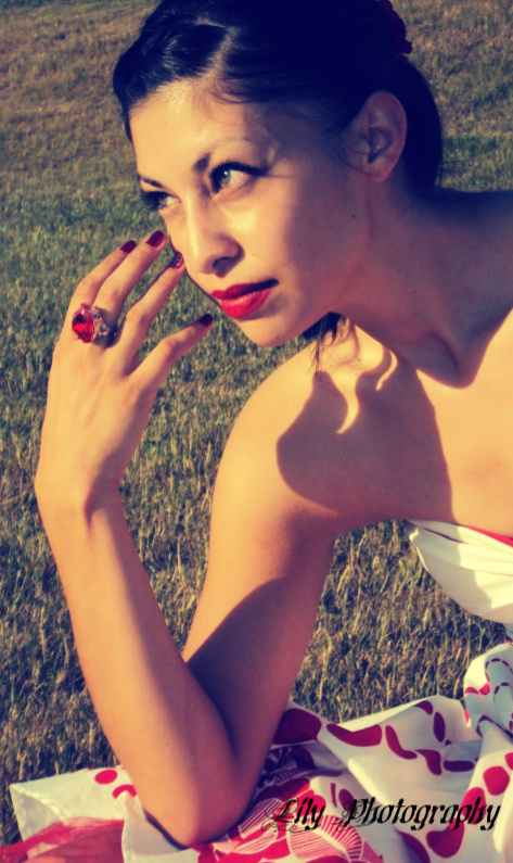 Female model photo shoot of Alicia Vasquez in Randomness