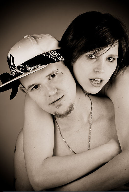 Male and Female model photo shoot of G Slander and Marciia Gringe by HebdonPhotography