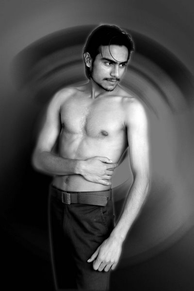 Male model photo shoot of Waqas Khan