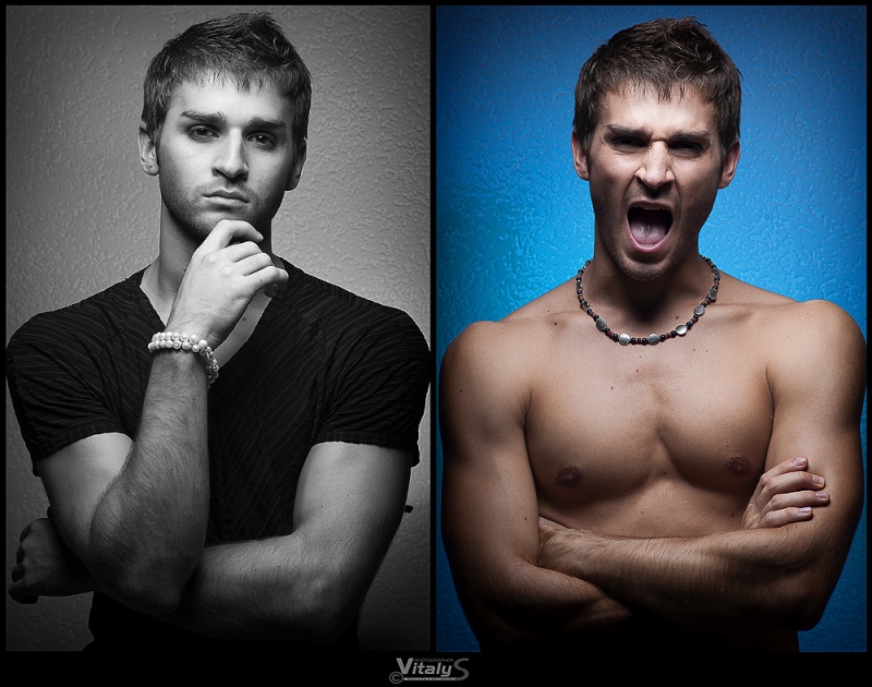 Male model photo shoot of Vitaly Smirnov
