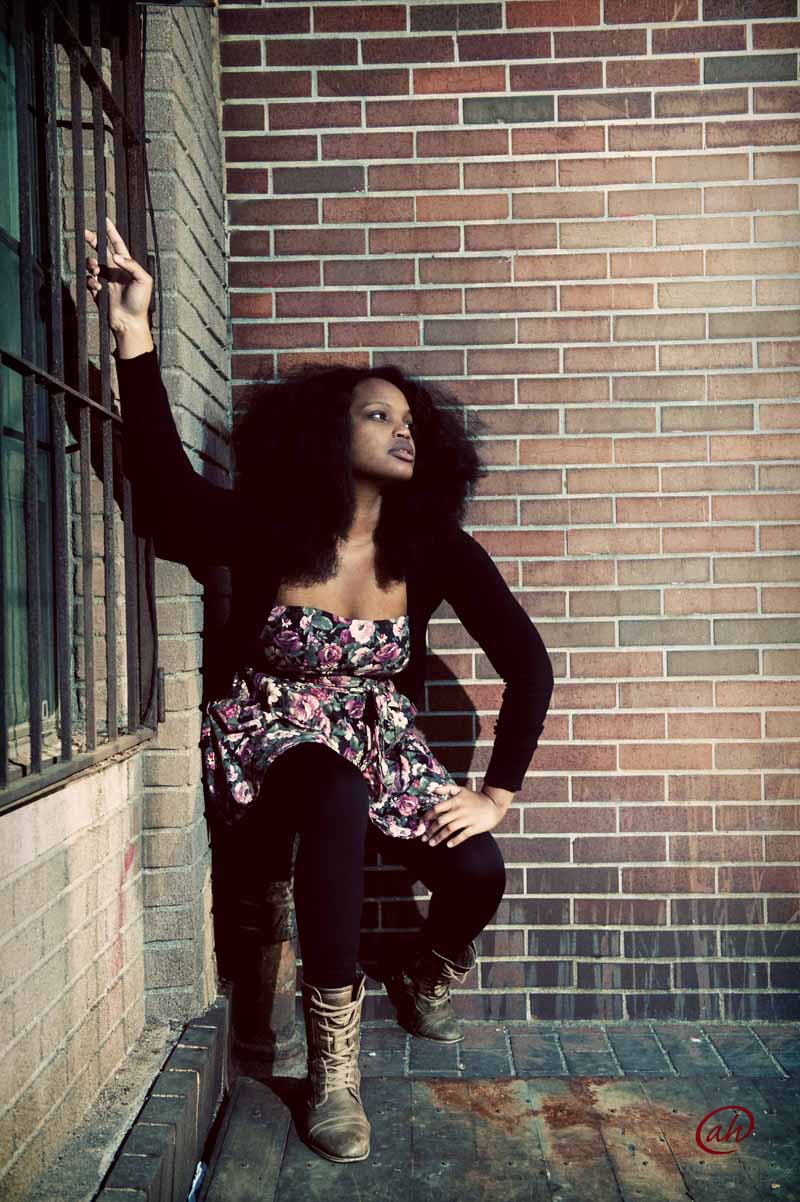 Female model photo shoot of Ariane Hunter Photograp and Inayah Amin in Lower East Side, NYC