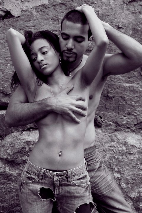 Female and Male model photo shoot of Taahira Carter and Noel Vegan Fitness Star by Abby Rojas