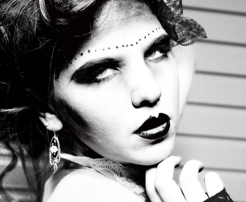 Female model photo shoot of Jinger in Nashville TN, makeup by McKenzie Gregg