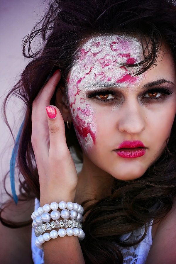 Female model photo shoot of Melissa Cheri in Illusions by Jody Salon, Tucson, AZ