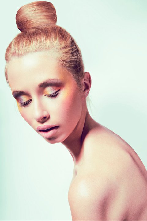 Female model photo shoot of Maya MUA by Kristina Vassilieva