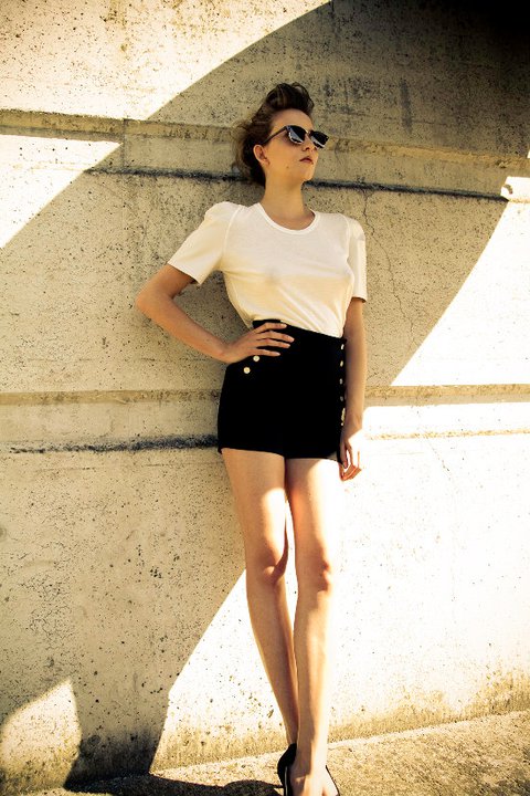 Female model photo shoot of Emilie  WILK in Pont de Saint Cloud