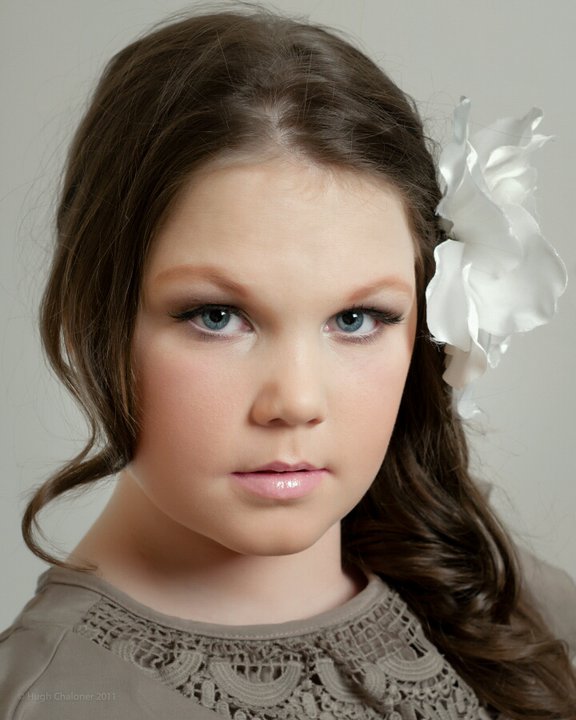 Female model photo shoot of charlene strickland  in la make up academy