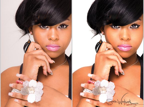 Female model photo shoot of Sarah Wentworth Retouch and Cece Blanks