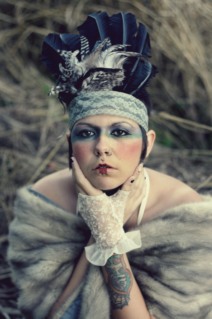 Female model photo shoot of PristinelyPutrid Design and Fayzie Kay by PristineAndPutrid