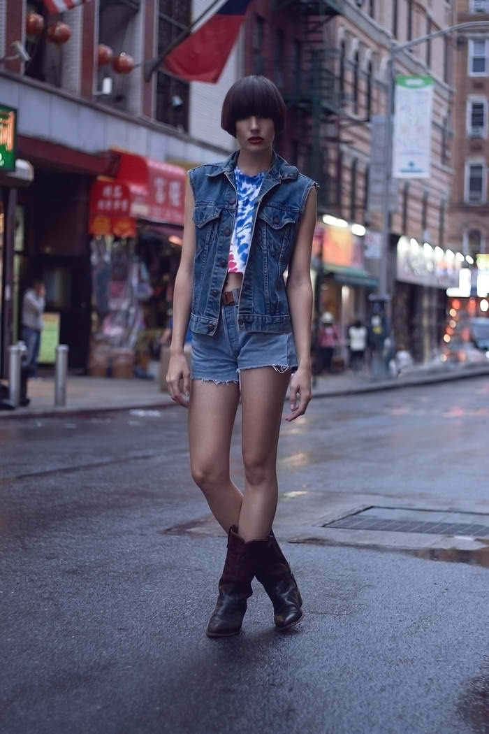Female model photo shoot of Nadine Josette in New York City, New York