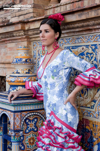Female model photo shoot of Maria Cancio in Seville, Spain