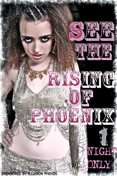 Female model photo shoot of DeadGirl Superstar and PhoeniX , hair styled by Patty Barros, makeup by Sophie Fischer