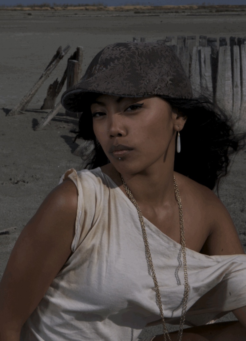 Female model photo shoot of Devin Lamadora in Saltflats