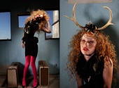 Female model photo shoot of HairMakeup BiancaLauren by richeille bj 