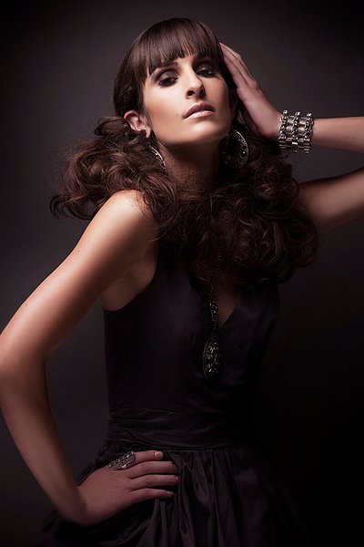 Female model photo shoot of Sarah Vickrey in studio