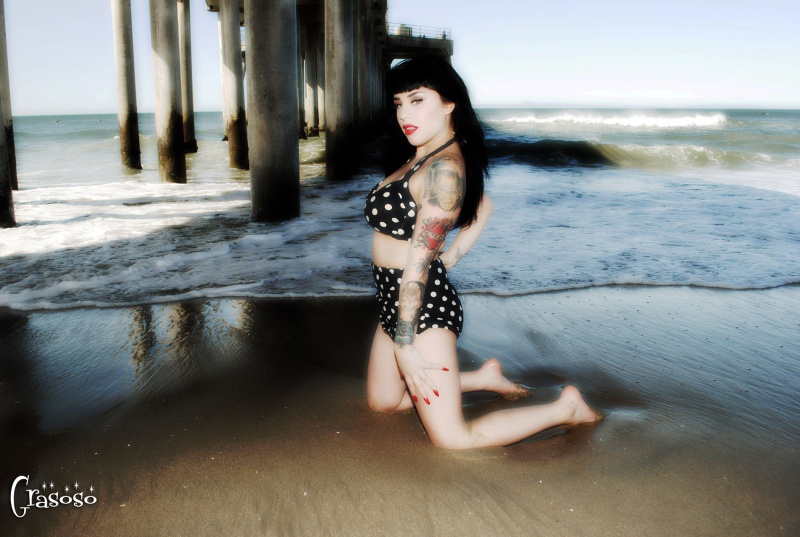 Male and Female model photo shoot of Grasoso Photography and Kelsey  Alexandra in Huntington Beach, CA.