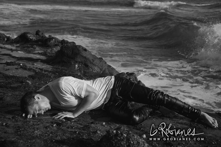 Male model photo shoot of Ezekiel G Robianes in Laguna Beach