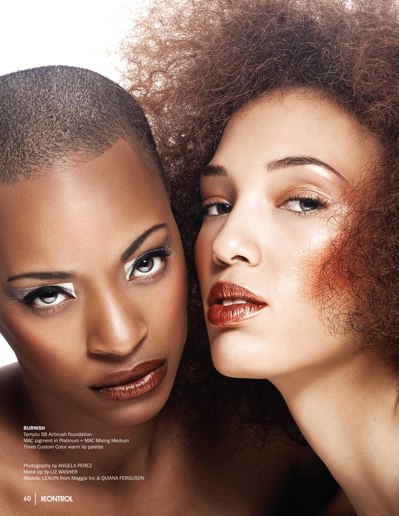 Female model photo shoot of Lealyn Walsh and Q Fergie by A-M-P, makeup by LizW_Makeup