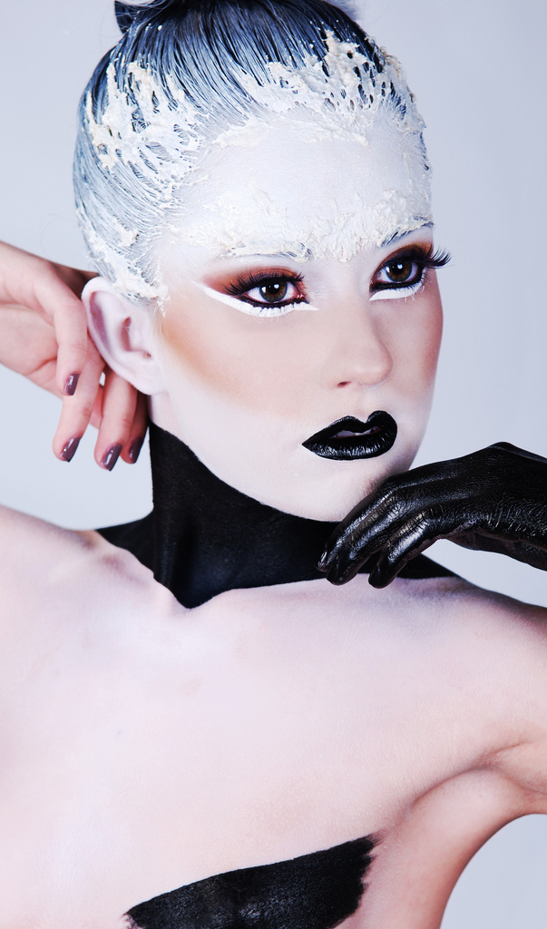 Female model photo shoot of Make-up by Samantha