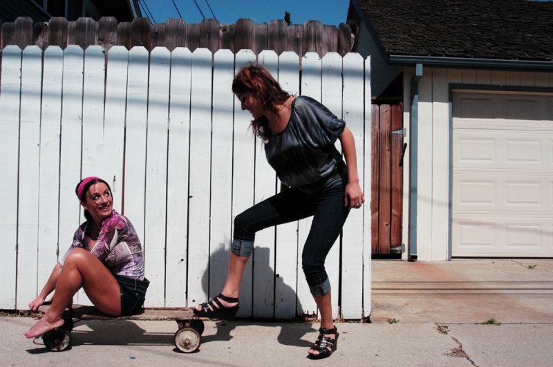 Male and Female model photo shoot of Three Arches, Nikki LT and Jennifer Kharma in Long Beach, CA
