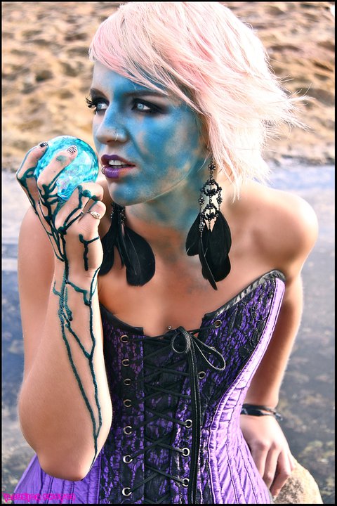 Female model photo shoot of DeadGirl Superstar and Kelly Viles, hair styled by SophieFischer, makeup by Sophie Fischer