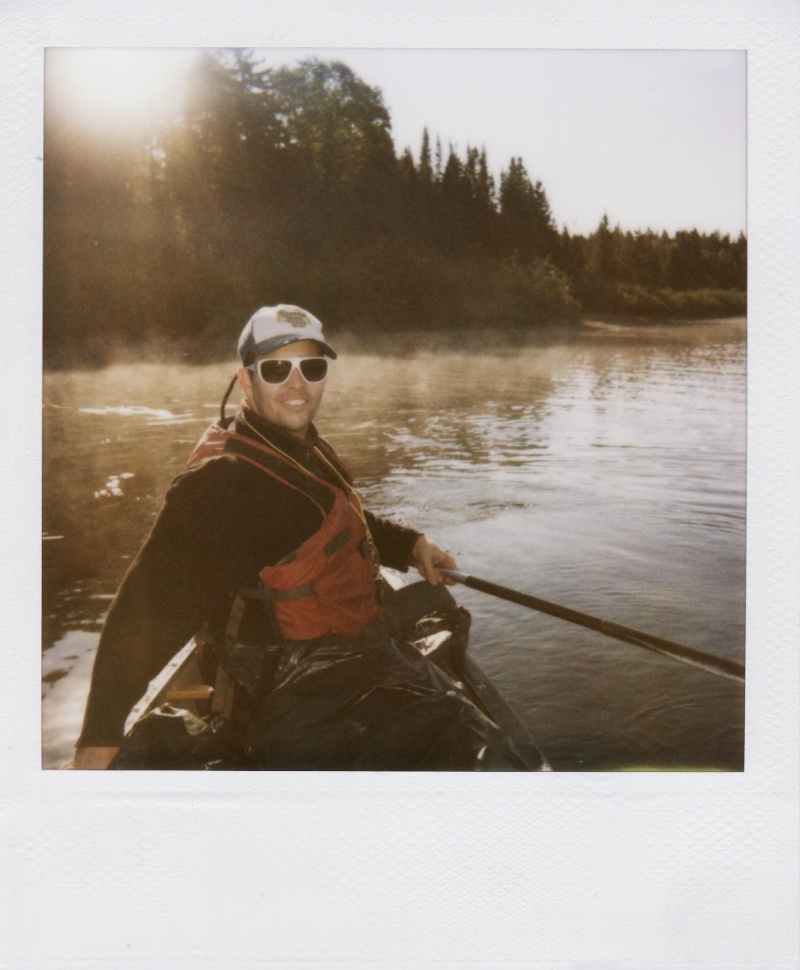 Male model photo shoot of Matthew Bourgeois in Allagash River, Maine