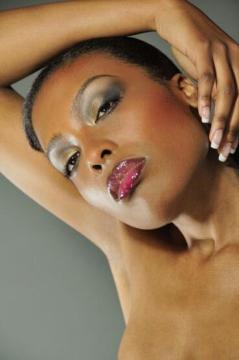 Female model photo shoot of EMB by A N D E R S O N, makeup by Lisette Lee MUA
