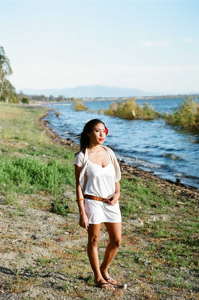 Female model photo shoot of Keshia88 in Lake Elsinore Lake, CA
