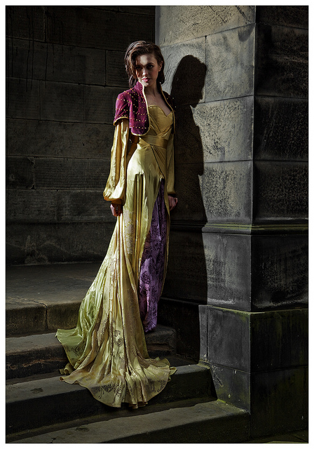 Female model photo shoot of Kathryn McKeane in Old College, Edinburgh
