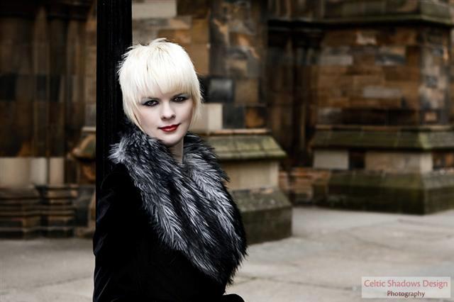 Female model photo shoot of Make Up By Miel in University of Glasgow