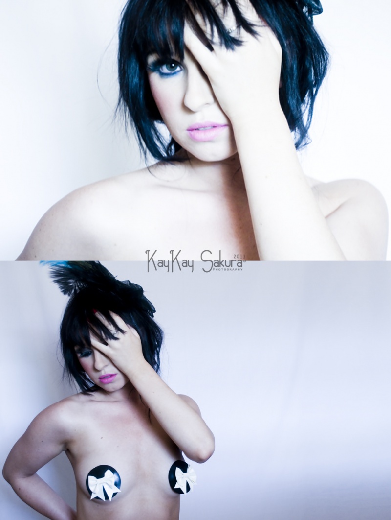 Female model photo shoot of KayKaySakuraPHOTGRAPHY and martha mai, makeup by Eeman Cheung, clothing designed by Lady Alluras Latex