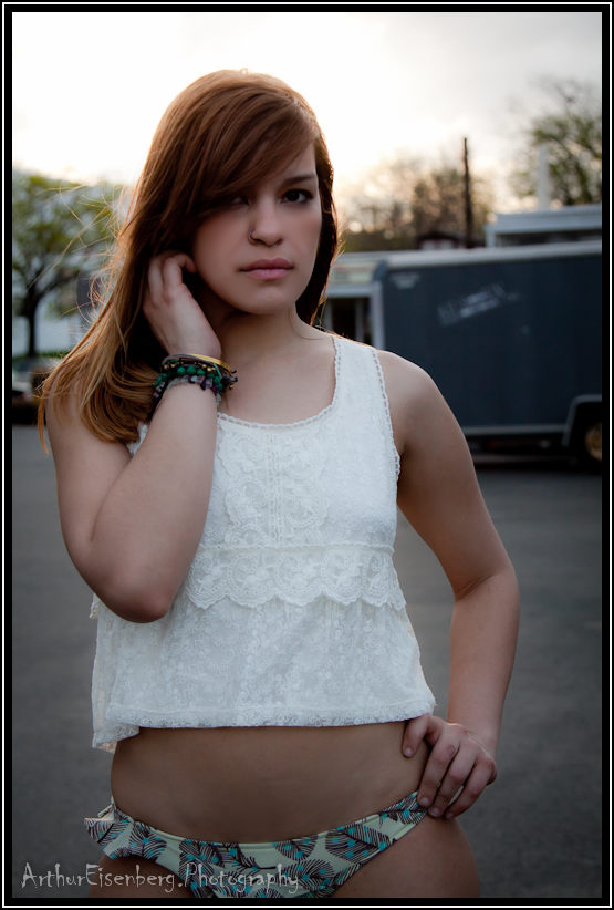 Female model photo shoot of britneyheston by NYCArthur
