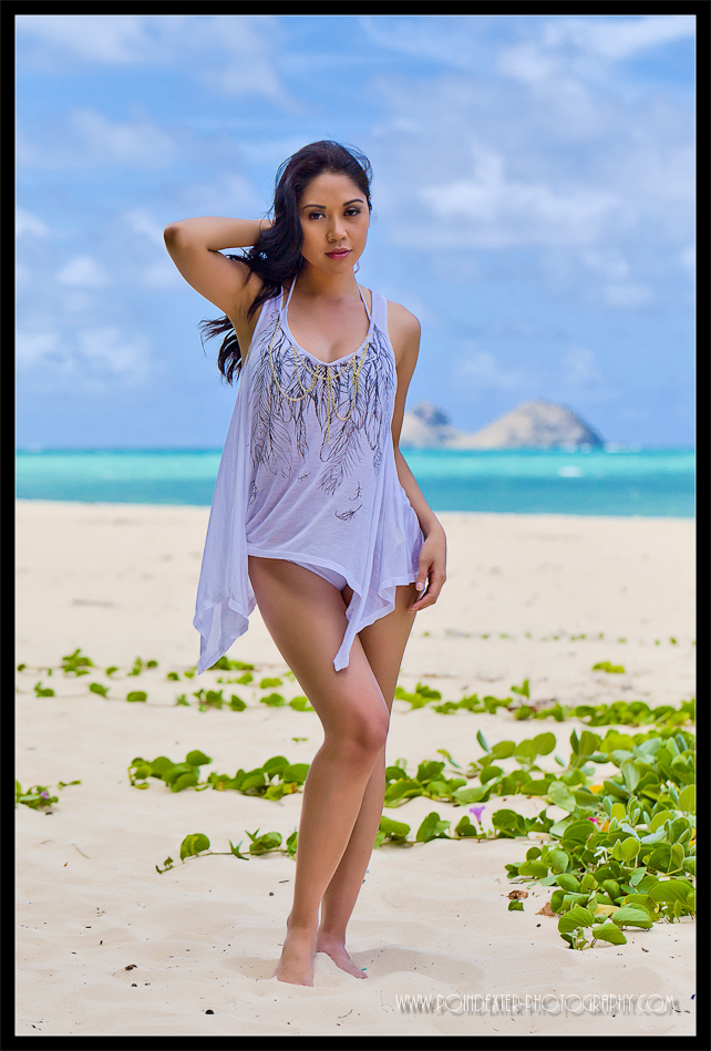 Female model photo shoot of Jereen Diaz in Hawaii