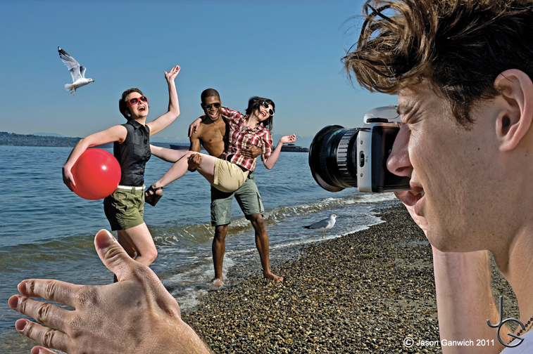 Male model photo shoot of Jason Ganwich and Bobby Arthur Franklin in Owen Beach Tacoma, WA