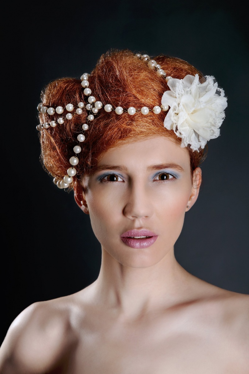 Female model photo shoot of maja bloom by Optima Photography in London,UK, makeup by Shahnaz Islam MUA